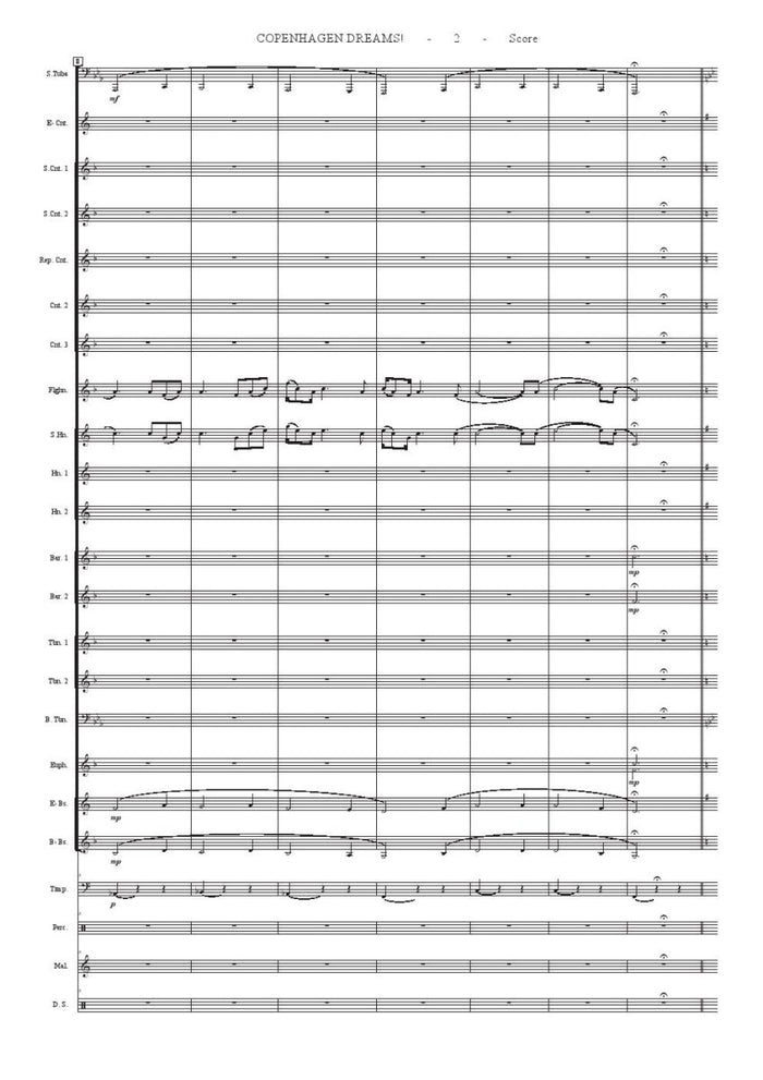 Andresen - Copenhagen Dreams - Tuba and Brass Band - Brass Music Online
