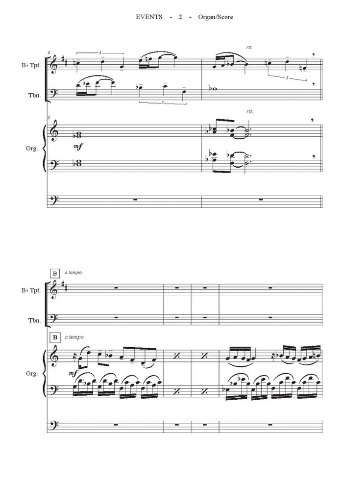 Andresen - EVENTS - Trumpet, Trombone and Organ - Brass Music Online