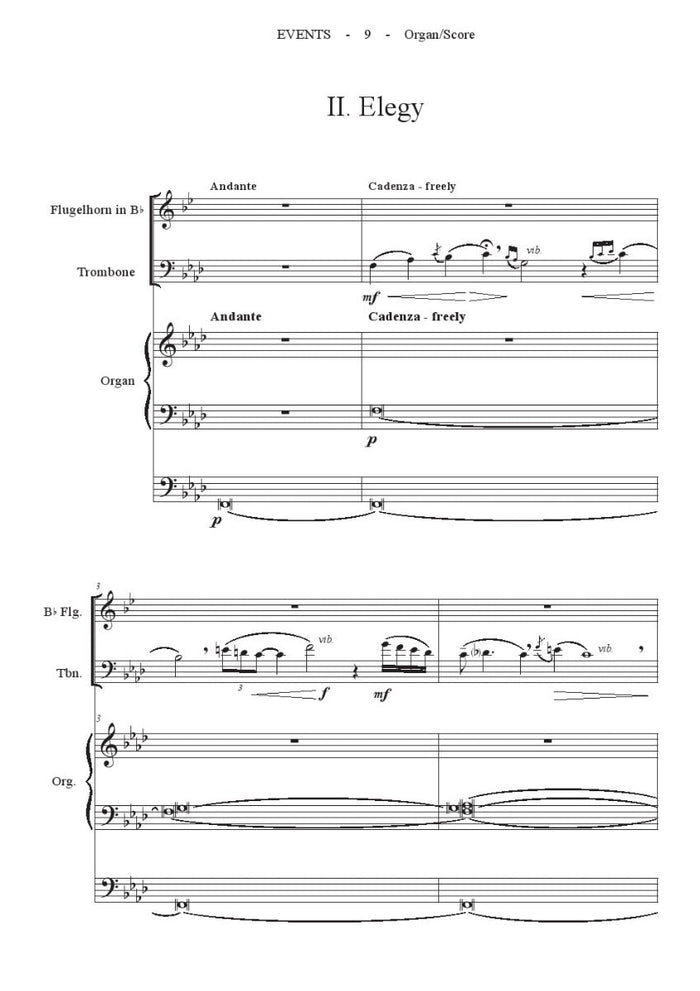 Andresen - EVENTS - Trumpet, Trombone and Organ - Brass Music Online