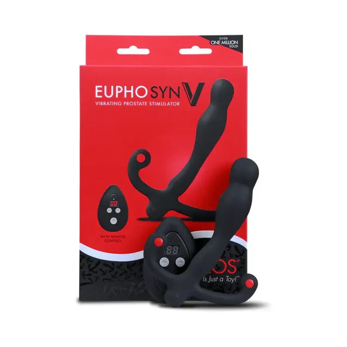 Eupho Syn V Vibrating Prostate Stimulator - Black - Anal Probe