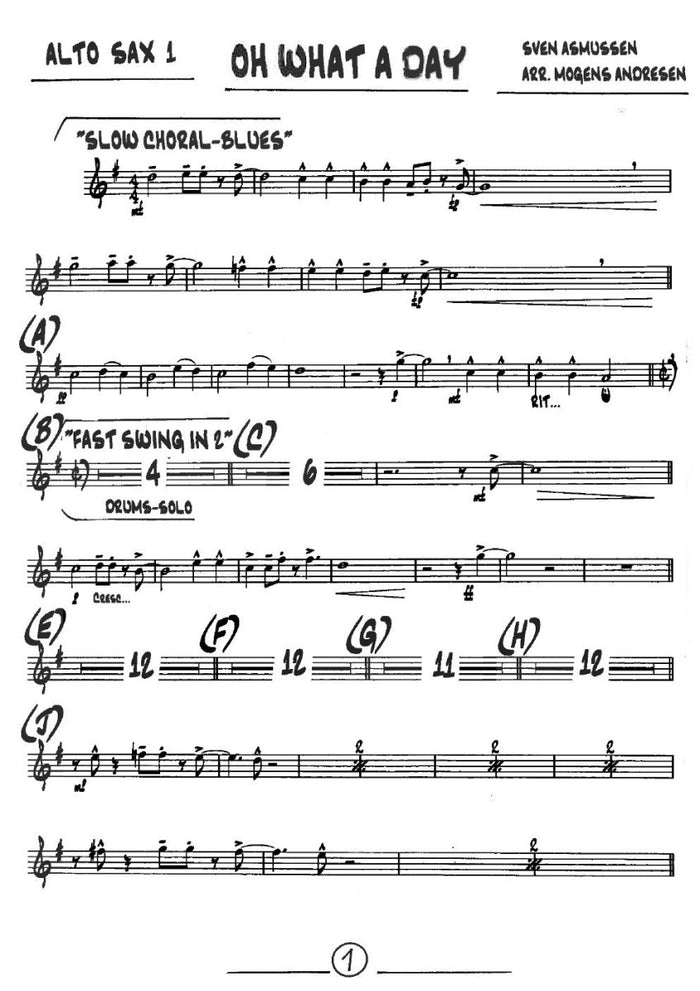Asmussen - Oh what a day - Big Band - Brass Music Online