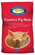 Badminton Country Pig Nuts, 20kg sack of complete nuts for pigs