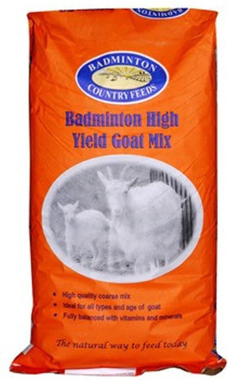 Badminton High Yield Goat Mix, 20kg sack of coarse mix for high yielding goats