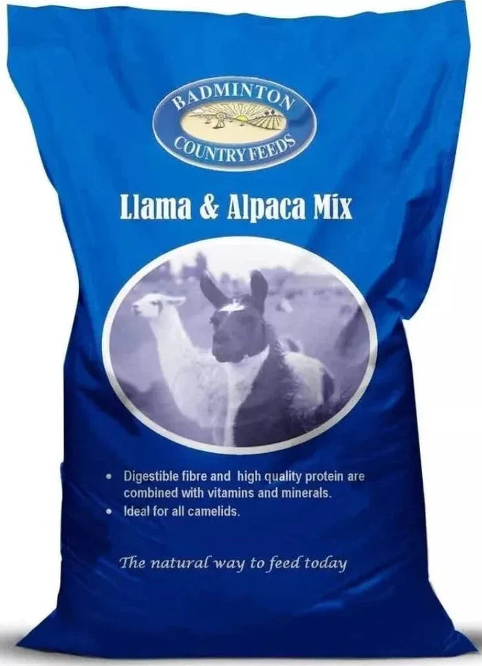 Badminton Llama and Alpaca Mix, 20kg sack of coarse mix for camelids