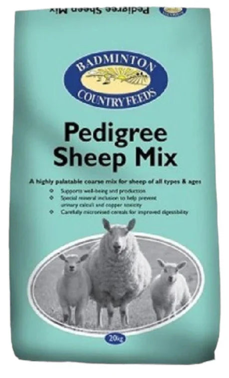 Badminton Pedigree Sheep Mix, 20kg sack of coarse mix for pedigree and show sheep