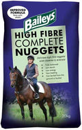 Baileys High Fibre Complete Nuggets 20kg bag of chunky balanced alfalfa fibre nuggets