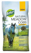 Baileys Natural Meadow Cobs 20kg bag of pressed Bavarian meadow grass and herb cobs