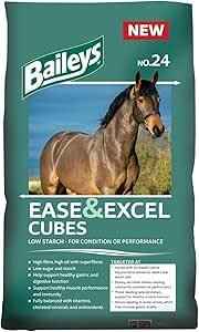 Baileys No.24 Ease and Excel Cubes 20kg bag, cereal-grain-free low starch conditioning cubes