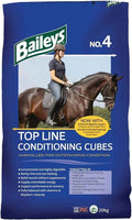Baileys No.4 Top Line Conditioning Cubes 20kg bag, barley-free cubes for weight and topline