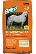 Baileys No.8 Meadow Sweet with Turmeric 20kg bag of low starch high fibre horse feed
