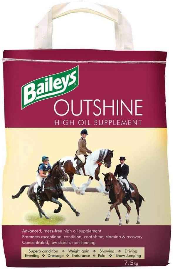 Baileys Outshine high oil horse supplement 6.5kg bag of extruded nuggets