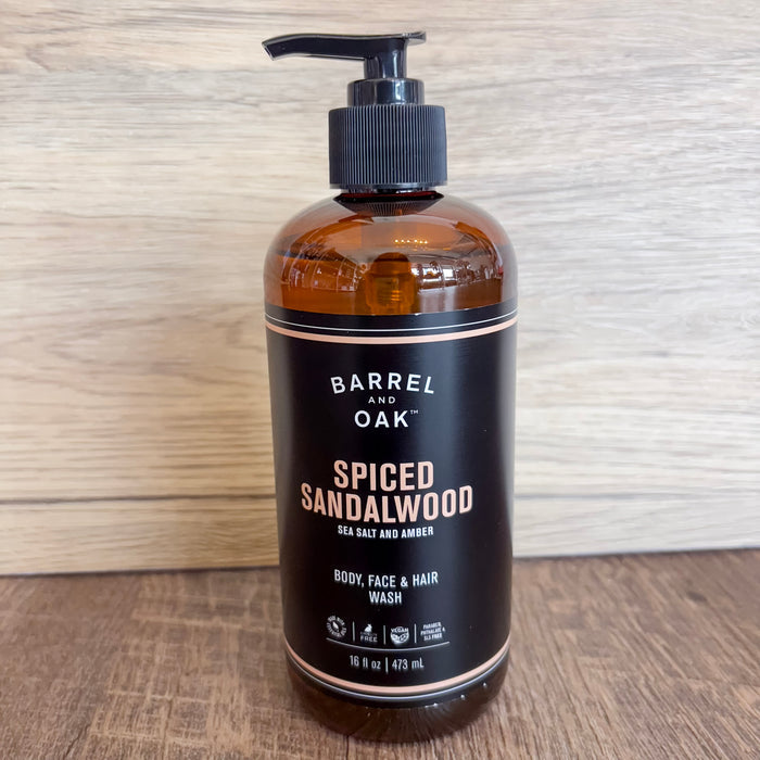 Barrel and Oak All in One Wash - Spiced Sandalwood - Lyla's: Clothing & Gifts - Online and Rockwall Texas Boutique