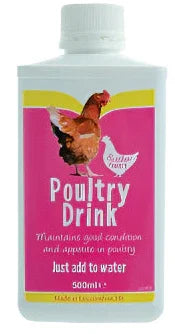 Battles Poultry Drink 500ml bottle, liquid tonic added to poultry drinking water
