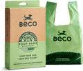 Beco unscented dog poop bags with tie handles, loose-packed 120-bag box dispenser