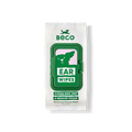 Beco coconut-scented pet ear wipes in a 70-wipe tub with a hinged lid