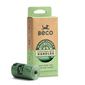 Beco scented dog poop bags with handles, pack of 60 on four rolls