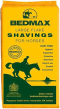 Bedmax large flake pine shavings horse bedding, 20kg bale