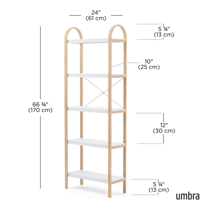 Shelves & Magazine Racks | color: White-Natural