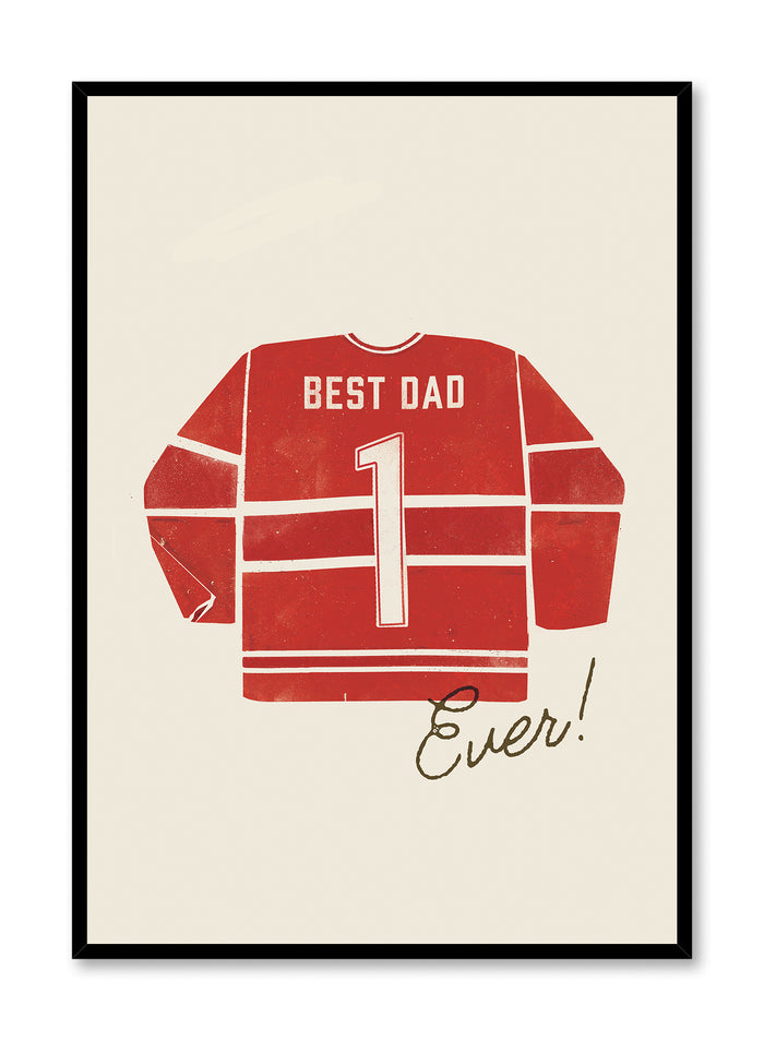 Best Dad Ever (Red), Poster
