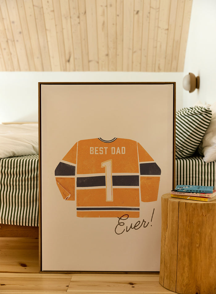 Best Dad Ever (Yellow and Blue), Poster