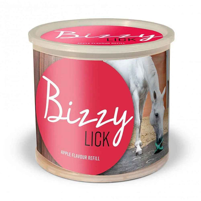 Bizzy Horse apple-flavoured 1kg lick refill for the Bizzy Ball stable toy