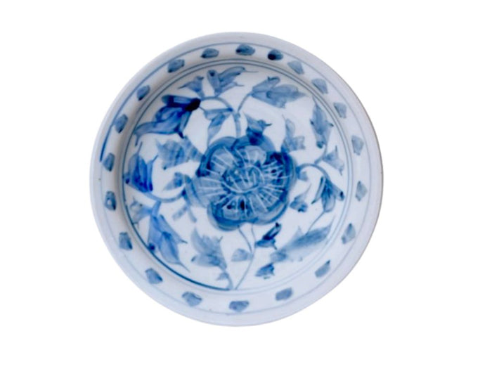 Blue and White Bowl, Floral Motif