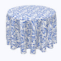 Blue Traditional Leaves Rounds