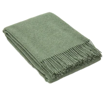 Brighton Wool Throw 140x200 Sage