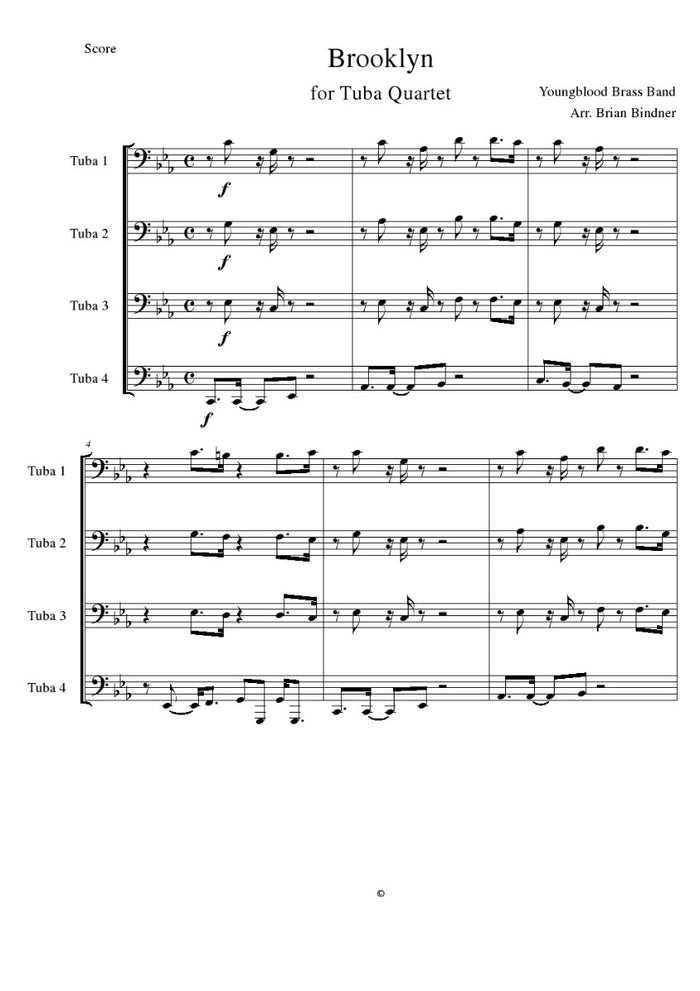 Brooklyn - Tuba Quartet