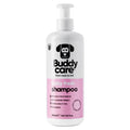 Buddycare Baby Fresh dog shampoo 500ml bottle, front of pack with pale blue label