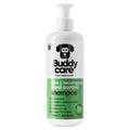 Buddycare Shed Control aloe and lemongrass dog shampoo 500ml bottle, front of pack