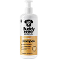 Buddycare Oatmeal dog shampoo 500ml bottle, front of pack with a cream and oat coloured label