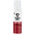 Buddycare Black Cherry waterless dry dog shampoo bottle, 200ml, front label