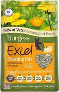 Box of Burgess Excel Timothy feeding hay with dandelion and marigold, 1kg