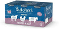 Butcher's Meaty Recipes in jelly wet dog food, 400g can from the case of 18