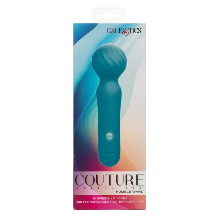 Couture Collection™ Rumble Wand Vibrator - Blue