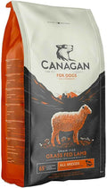 Canagan Grass Fed Lamb grain-free dry dog food in a 2kg bag