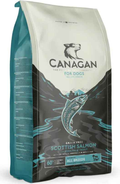 Canagan Scottish Salmon grain-free dry dog food, front of the 6kg bag