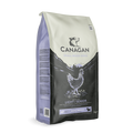 Canagan Small Breed Light/Senior dry dog food bag standing upright, cream panel with the Canagan crest