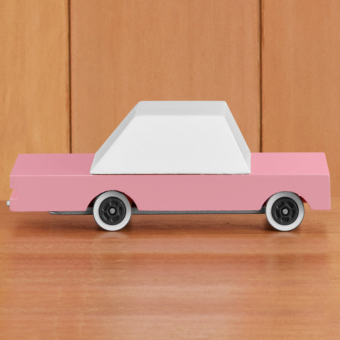 CANDYCAR® Pink Sedan Wooden Toy Car