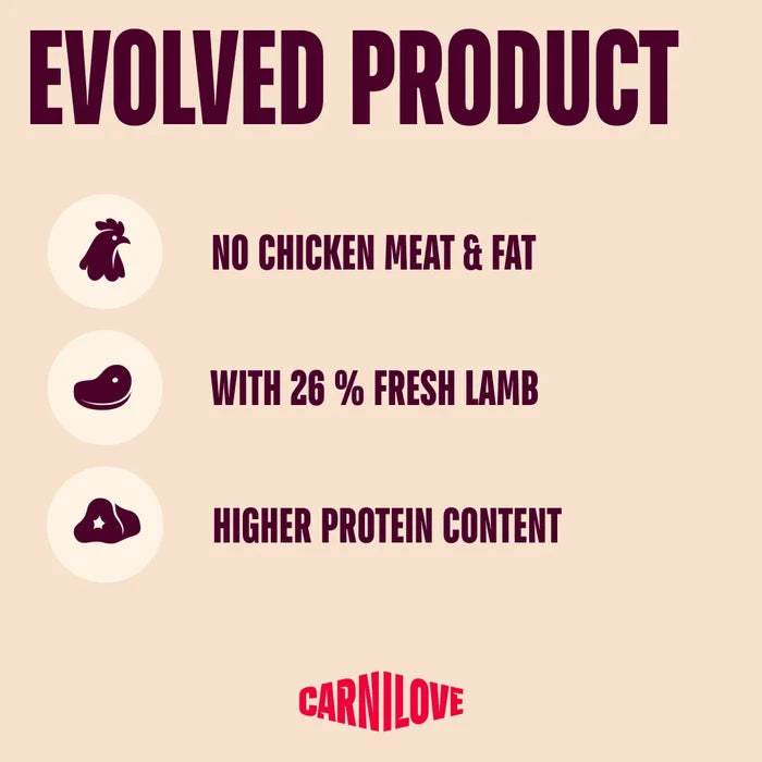 Carnilove ACTIVE Lamb & Wild Boar sterilised cat food, second view of the bag