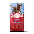 Carnilove ACTIVE Salmon & Turkey grain-free dry dog food for adults, front of the bag