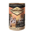 Carnilove Turkey & Salmon complete wet puppy food in a 400g can