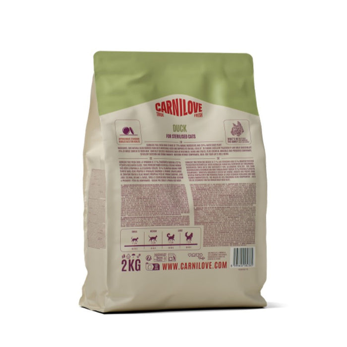 Further product image of the Carnilove True Fresh Duck cat food bag
