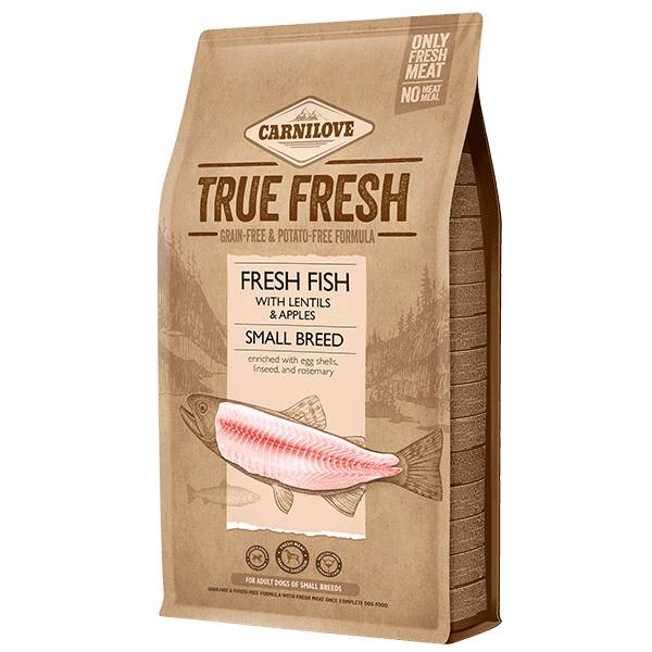 Carnilove True Fresh Fish Adult Small Breed dry dog food, 1.4kg bag