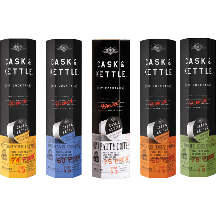 Cask & Kettle Coffee Cocktail Pod Bundle Set