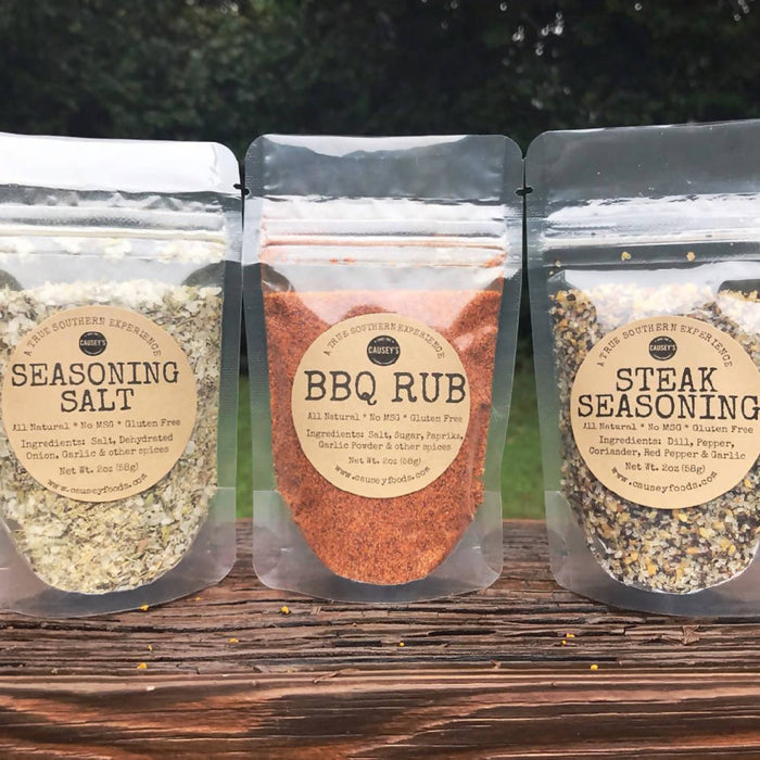 Causey's Spicy BBQ Rub - 3 pack