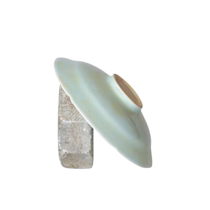 Celadon Porcelain Small Peony Dish