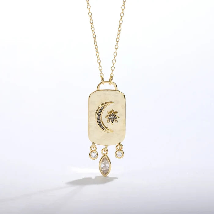 Celestial Crescent Necklace