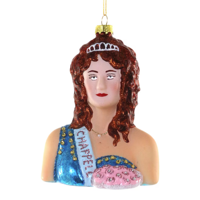 Chappell Roan Glass Ornament